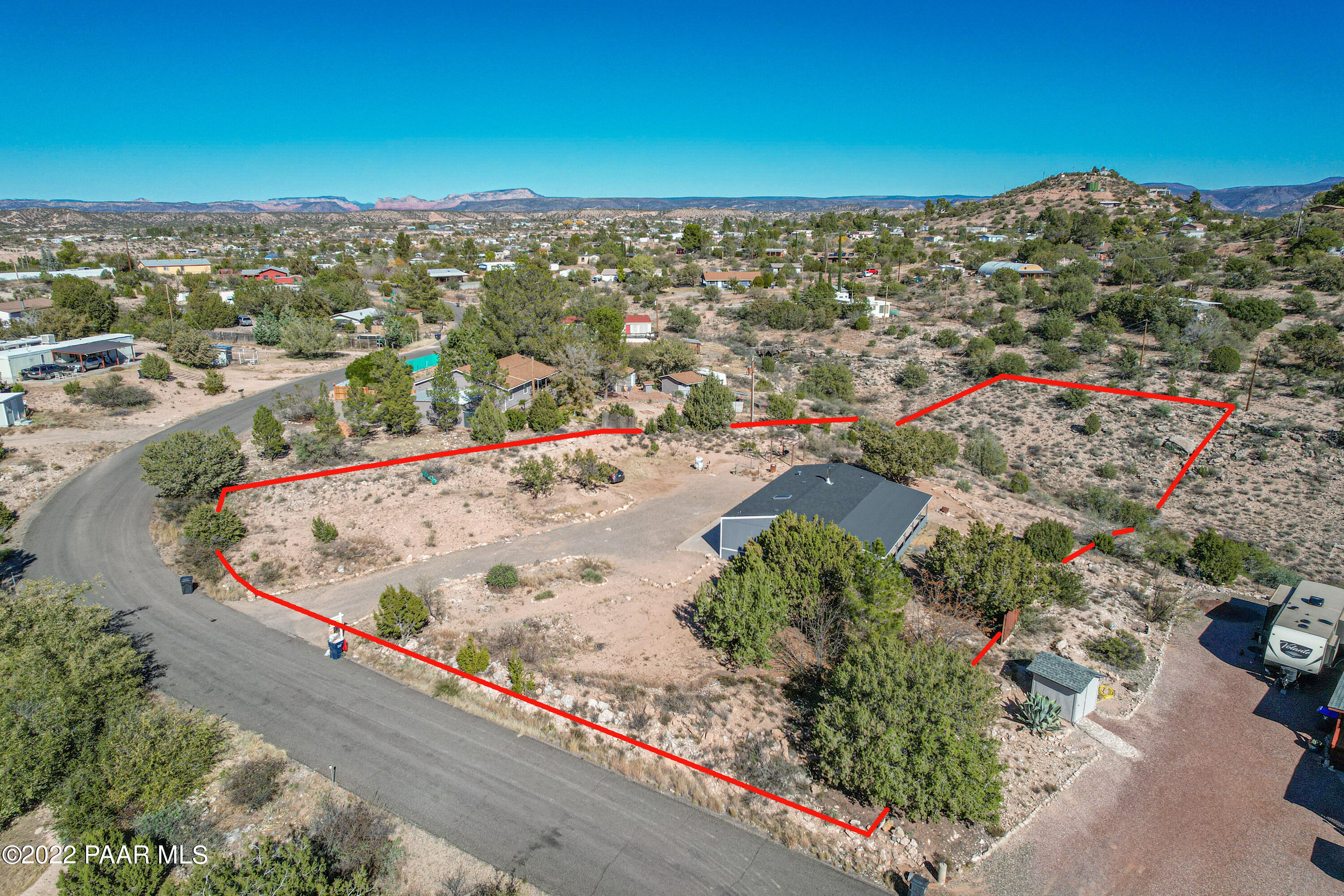 4515 Quail Hollow Road Rimrock, AZ 86335 - Photo 31 of 33 an aerial view of a city