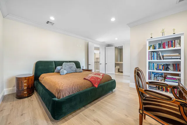 a view of a city and ocean view