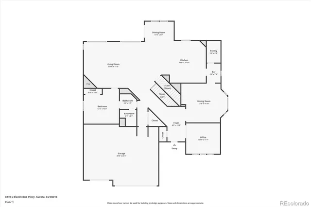 $1,098,000 | 8149 South Blackstone Parkway, Aurora, CO 80016