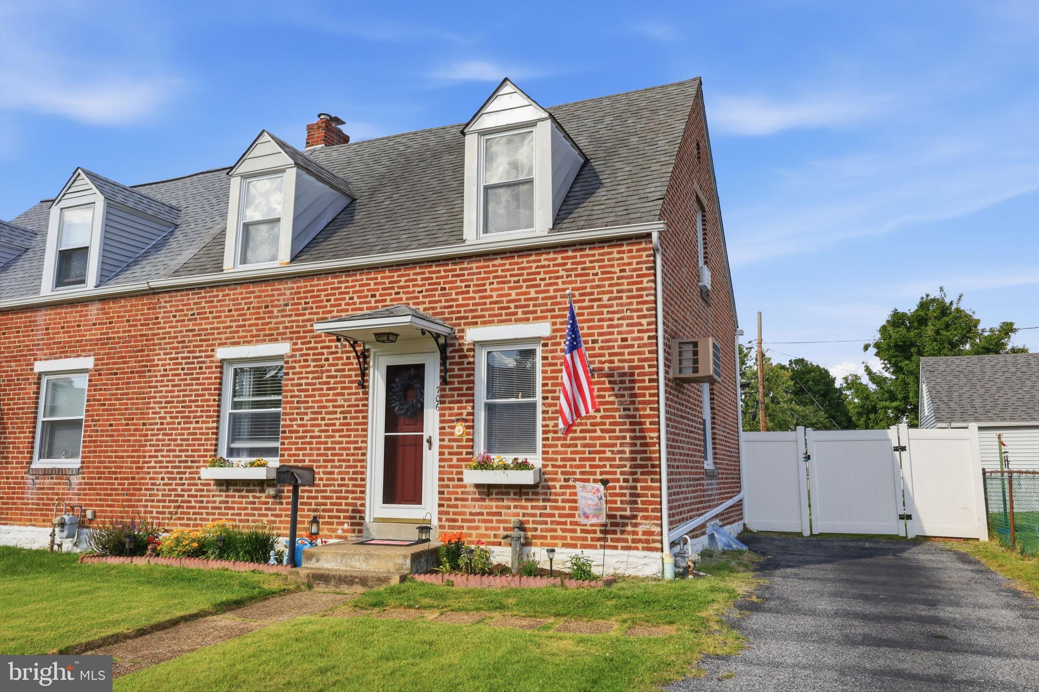 Beautiful brick front twin
