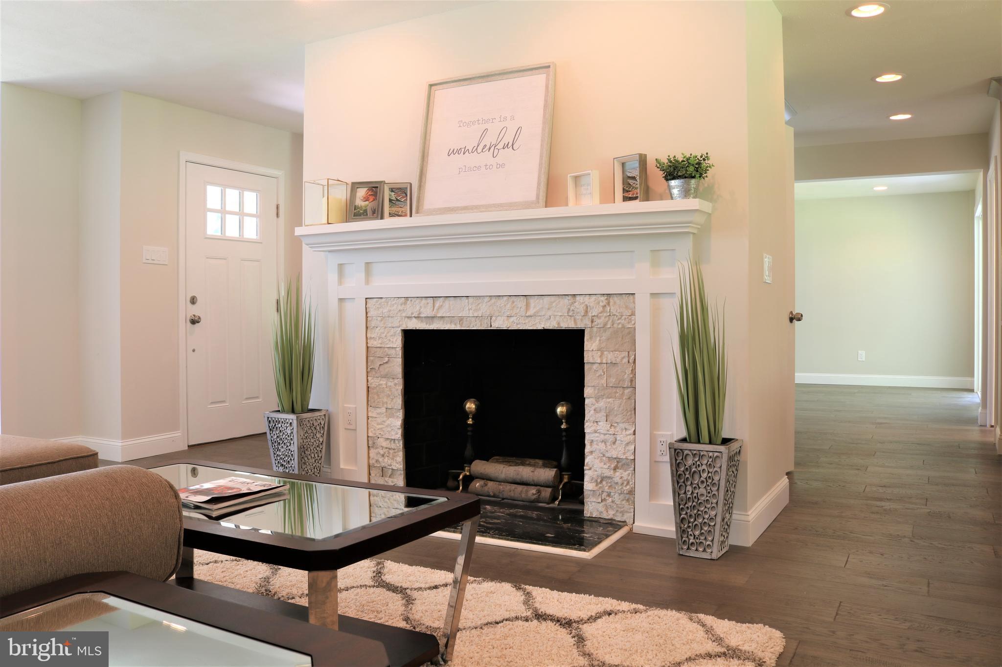 1364 Panther Road Jenkintown, PA 19046 - Photo 5 of 34 Living Room Fireplace