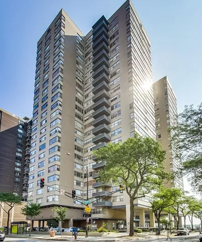 a front view of a building