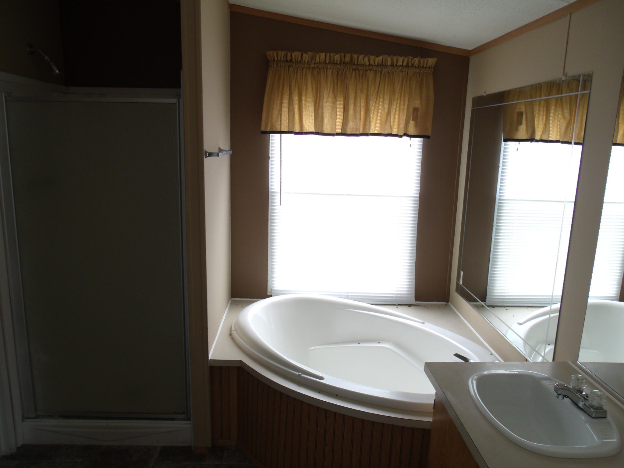 1008 Black Jack Road Stuart, VA 24171 - Photo 10 of 14 a bathroom with a sink and a mirror