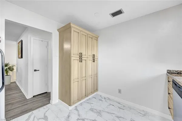 a view of empty room