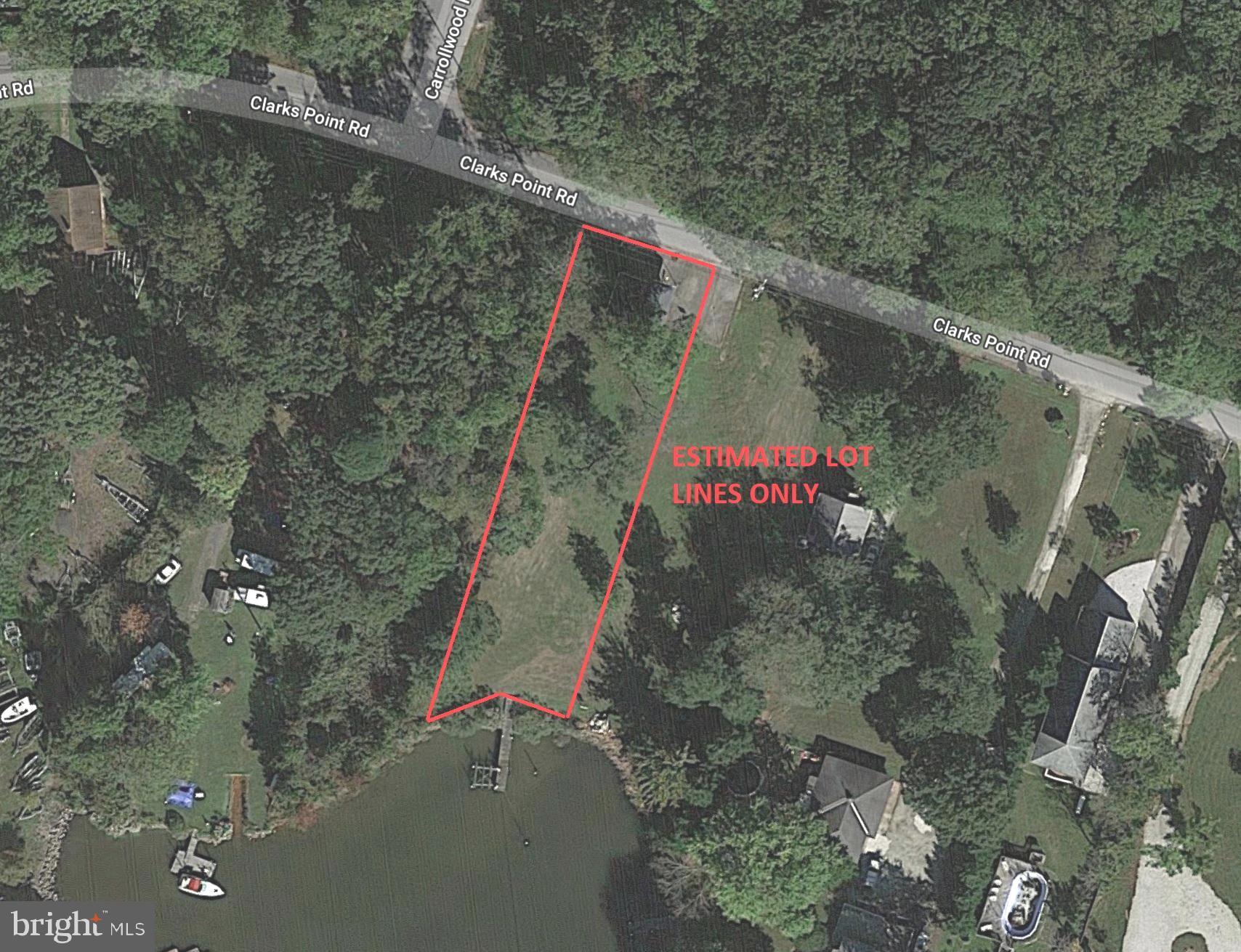 3713 Clarks Point Road Middle River, MD 21220 - Photo 23 of 23 .46 Acre, Level, 80 Feet of Waterfront