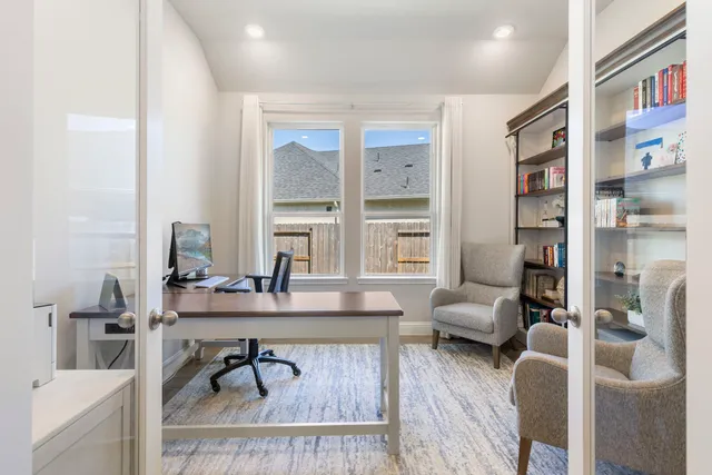 a view of a livingroom with furniture and a couch