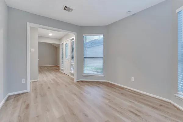 wooden floor in an empty room