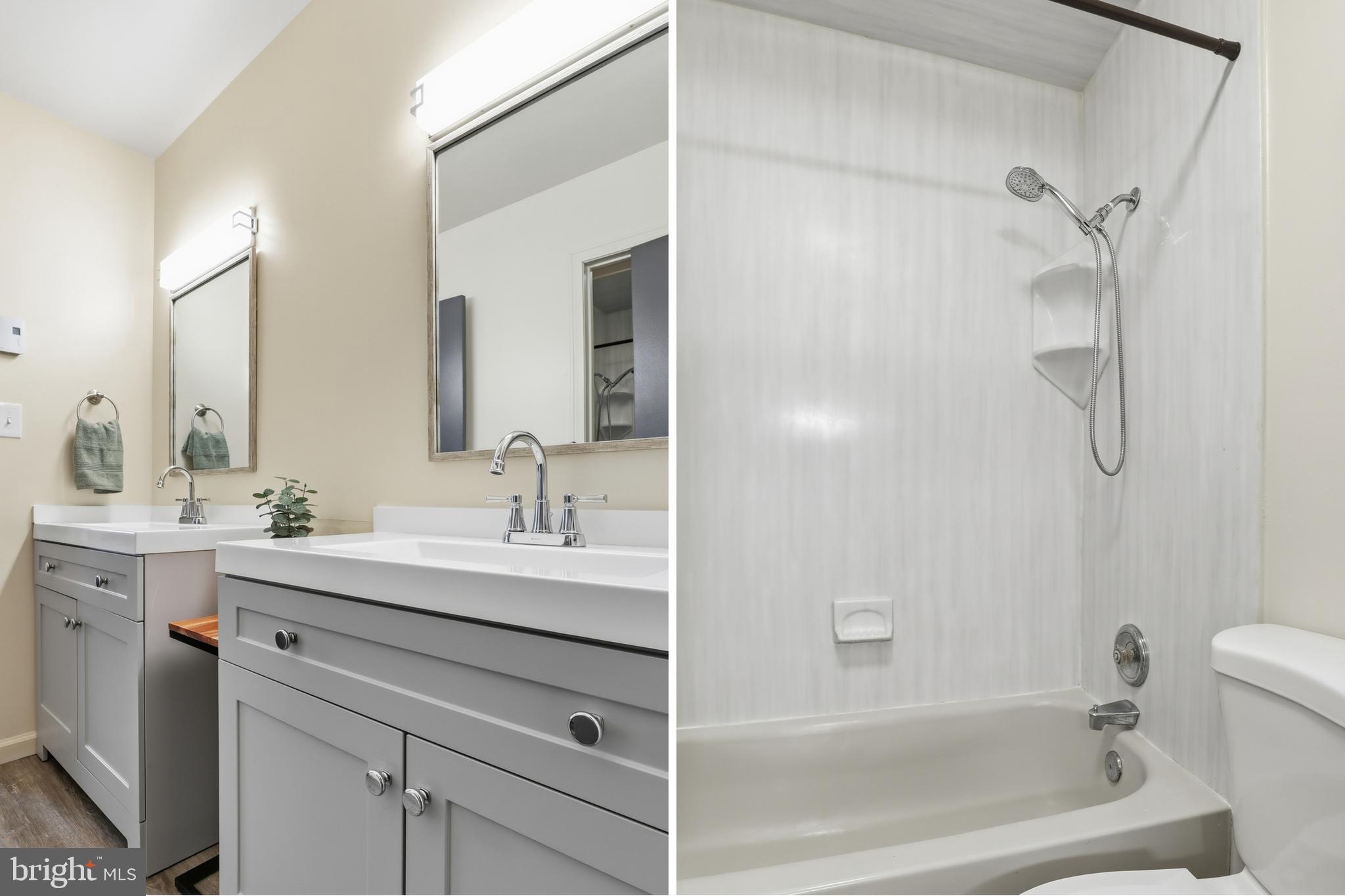 1204 Georgetown Road Middletown, PA 17057 - Photo 21 of 37 a bathroom with a shower sink and mirror