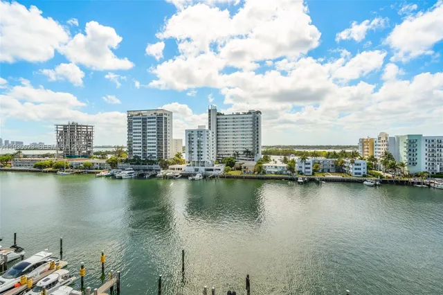 a view of a city from a balcony