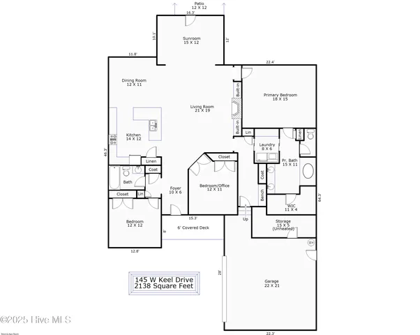 $749,000 | 145 West Keel Drive, Hampstead, NC 28443