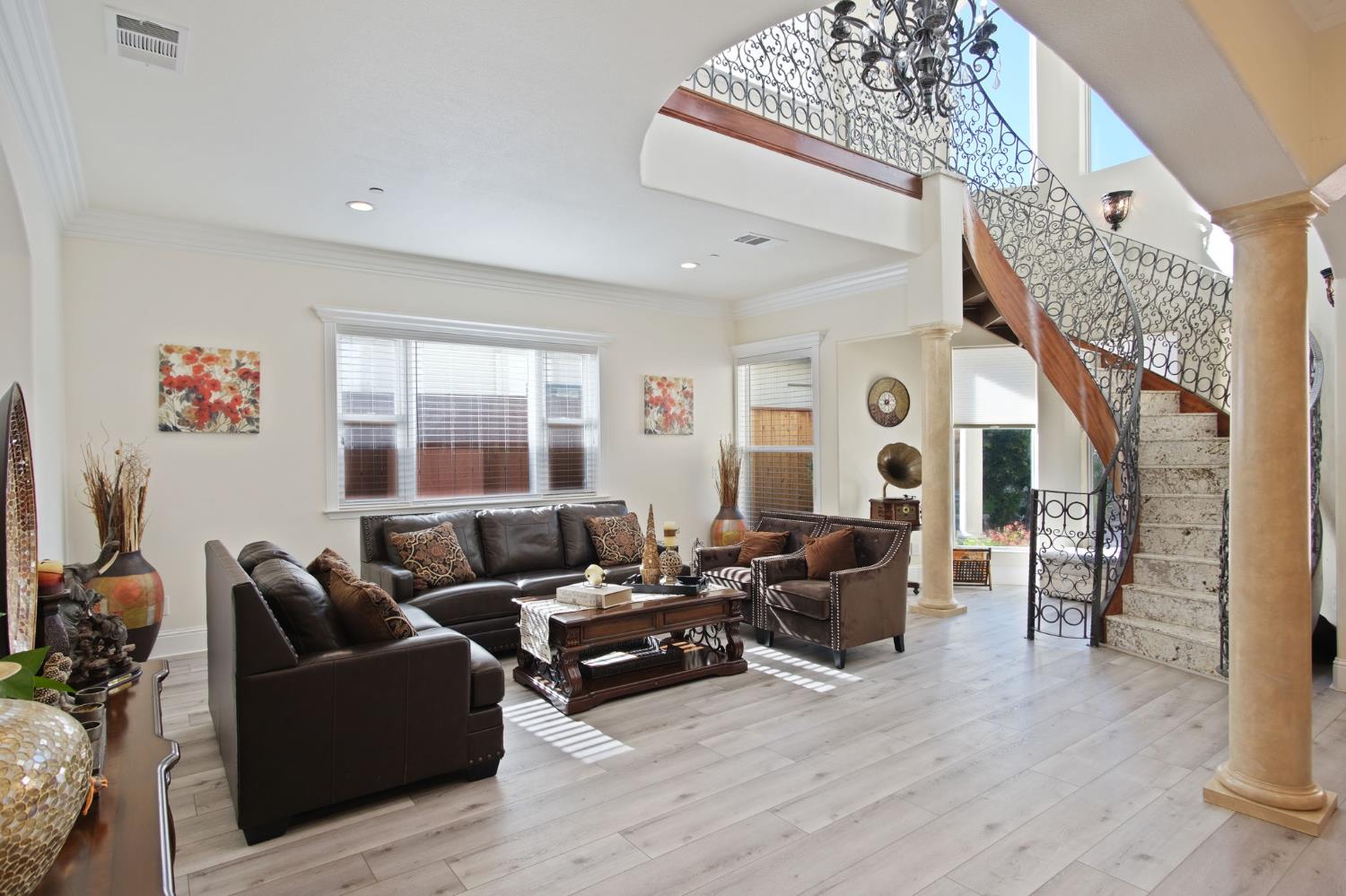 3205 Hillglen Avenue Modesto, CA 95355 - Photo 6 of 45 a living room with furniture and a large window