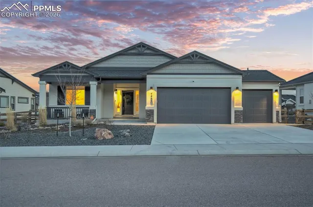 front view of house with a porch