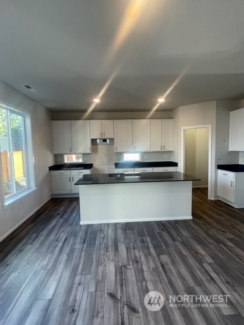 2812 Laurel Loop Milton, WA 98354 - Photo 4 of 11 a large kitchen with stainless steel appliances a large counter top a stove a sink dishwasher and a refrigerator