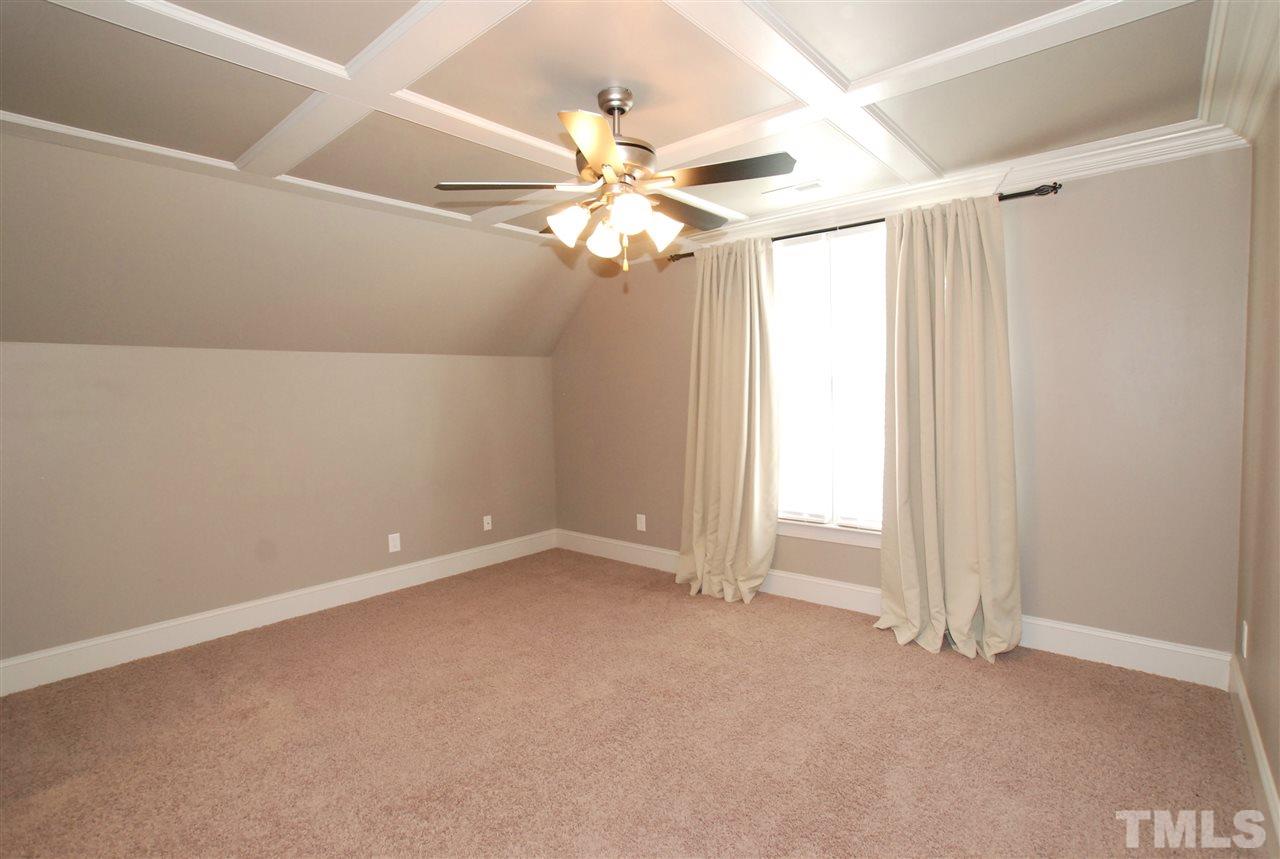 8012 Lloyd Allyns Way Raleigh, NC 27615 - Photo 15 of 25 Master Bedroom has a Decorative Coffered Ceiling.