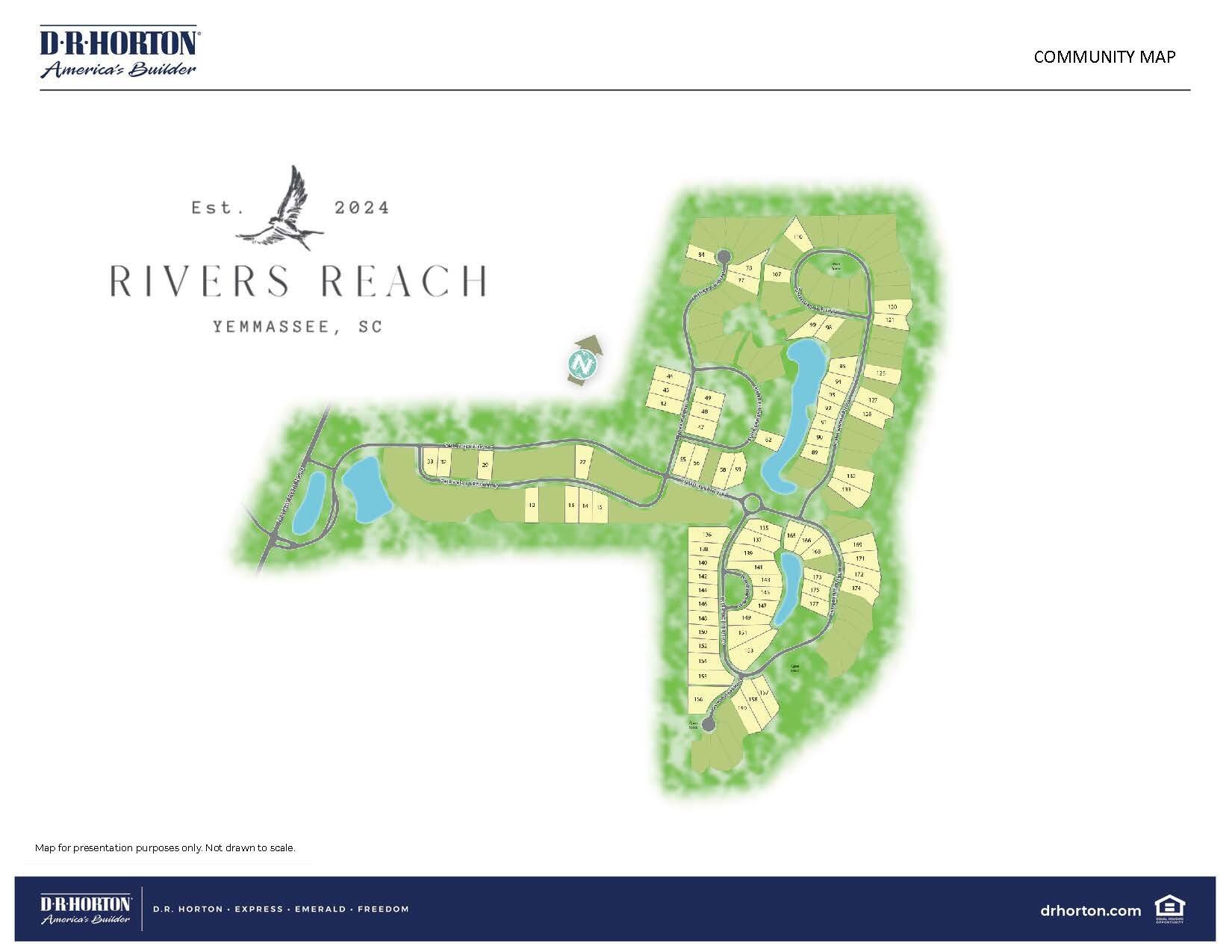 116 Twickenham Loop Yemassee, SC 29945 - Photo 20 of 21 Rivers Reach Community Map_