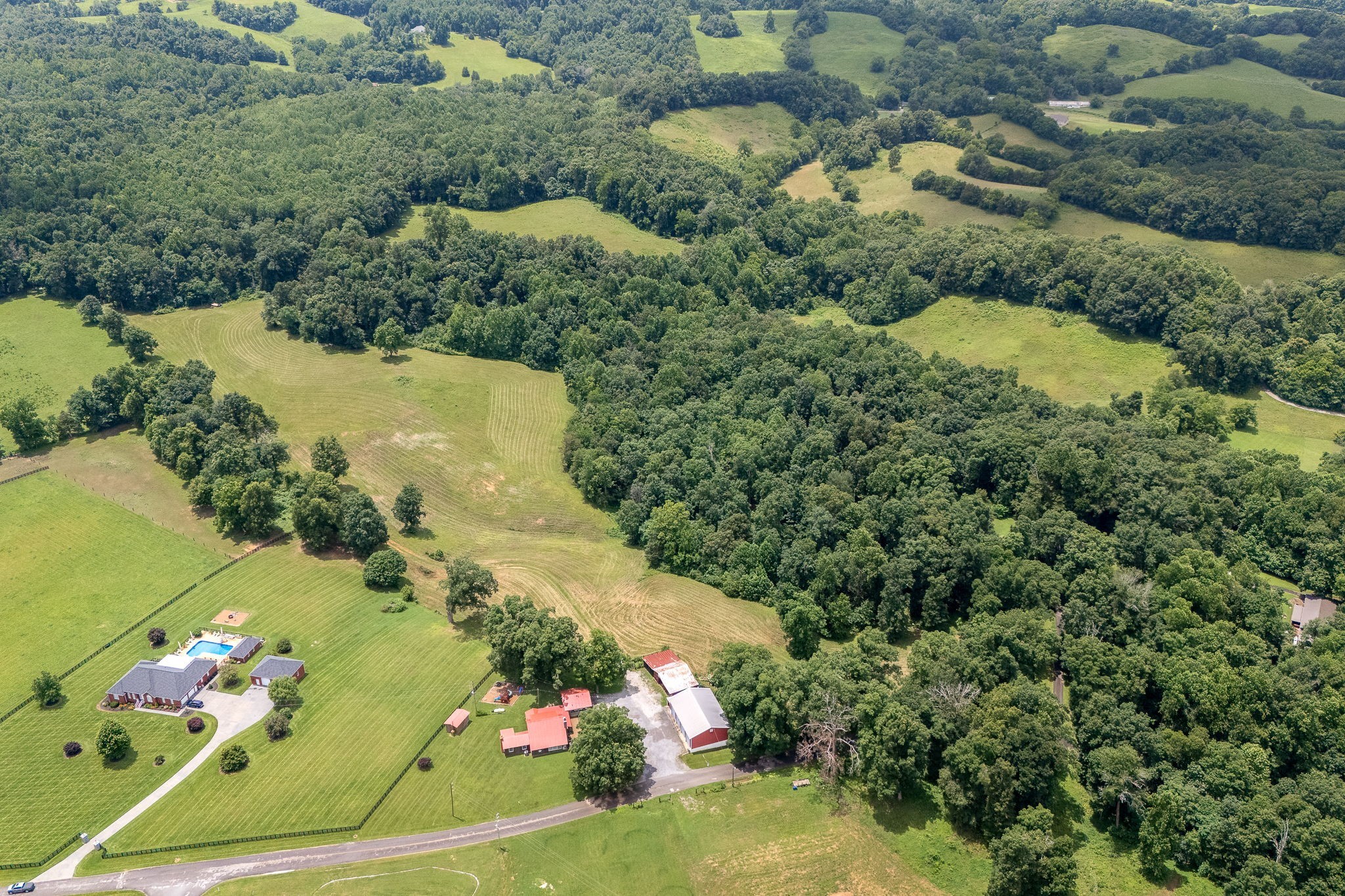 540 Powell Hollow Road Tullahoma, TN 37388 - Photo 4 of 99 an aerial view of a house with a yard