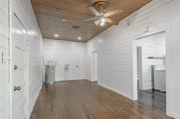 wooden floor in an empty room
