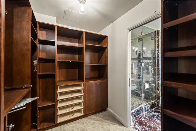 a view of walk in closet