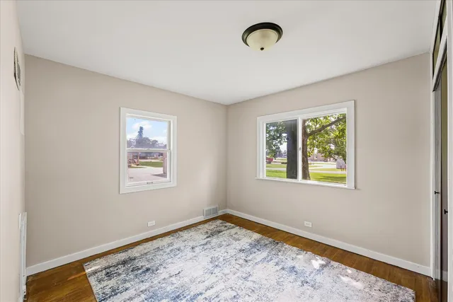 a view of a room with window