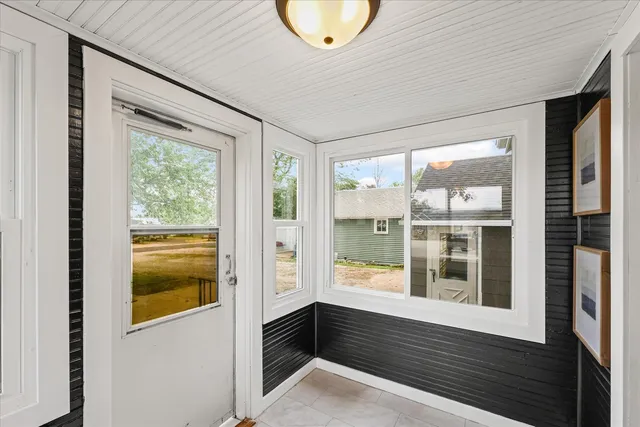 a house that has a large window