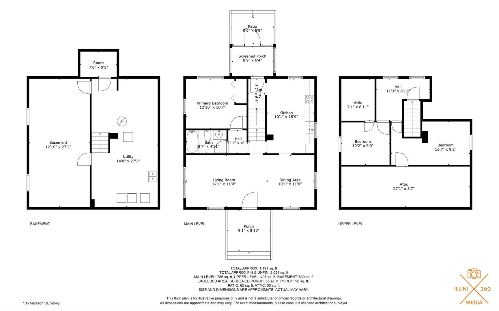 105 Madison Street Sibley, IL 61773 - Photo 22 of 22 a picture of a floor plan