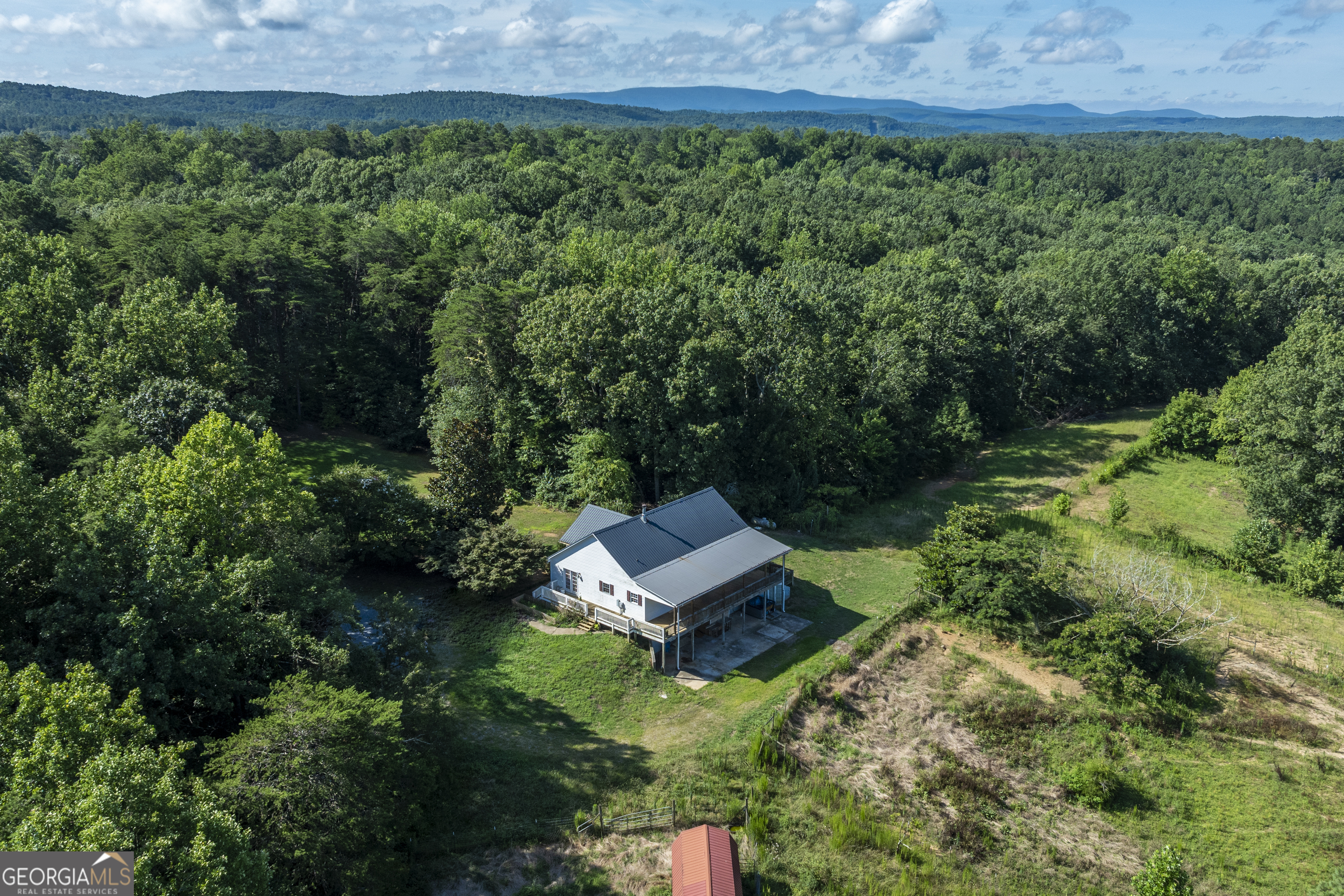 157 Edwards Road Fairmount, GA 30139 - Photo 46 of 72 an aerial view of a house with a yard