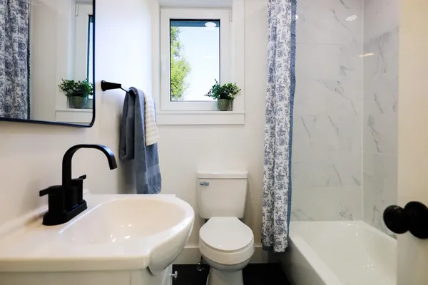 a bathroom with a sink and a toilet