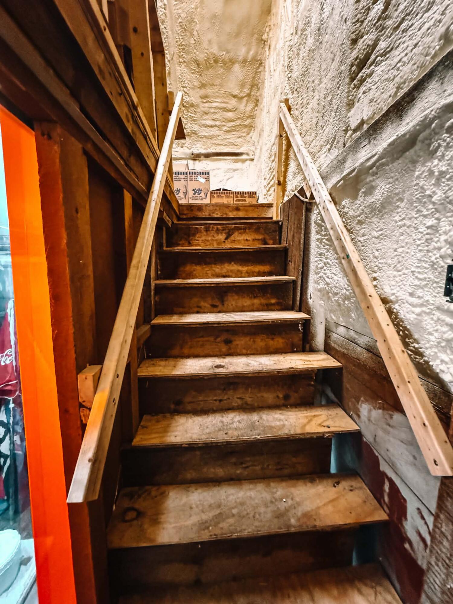77 Main Street Bradley, ME 04411 - Photo 29 of 44 storage stairs