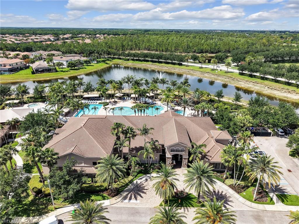 2756 Crystal Way Naples, FL 34119 - Photo 48 of 50 an aerial view of residential houses with outdoor space and swimming pool
