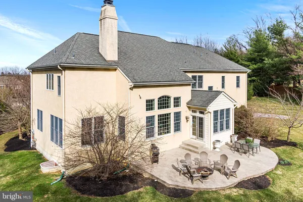 a house view with a garden space