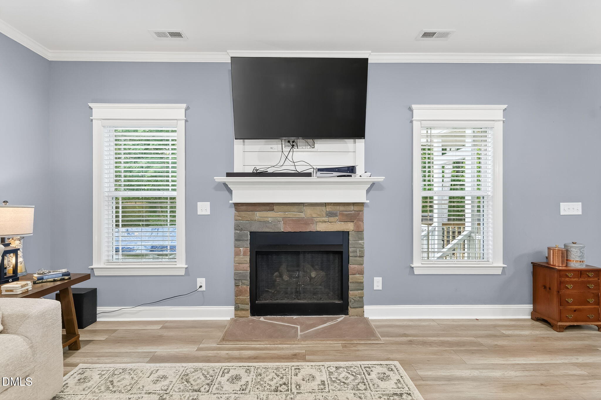 238 Deer Path Farms Road Erwin, NC 28339 - Photo 14 of 49 a living room with furniture and a fireplace