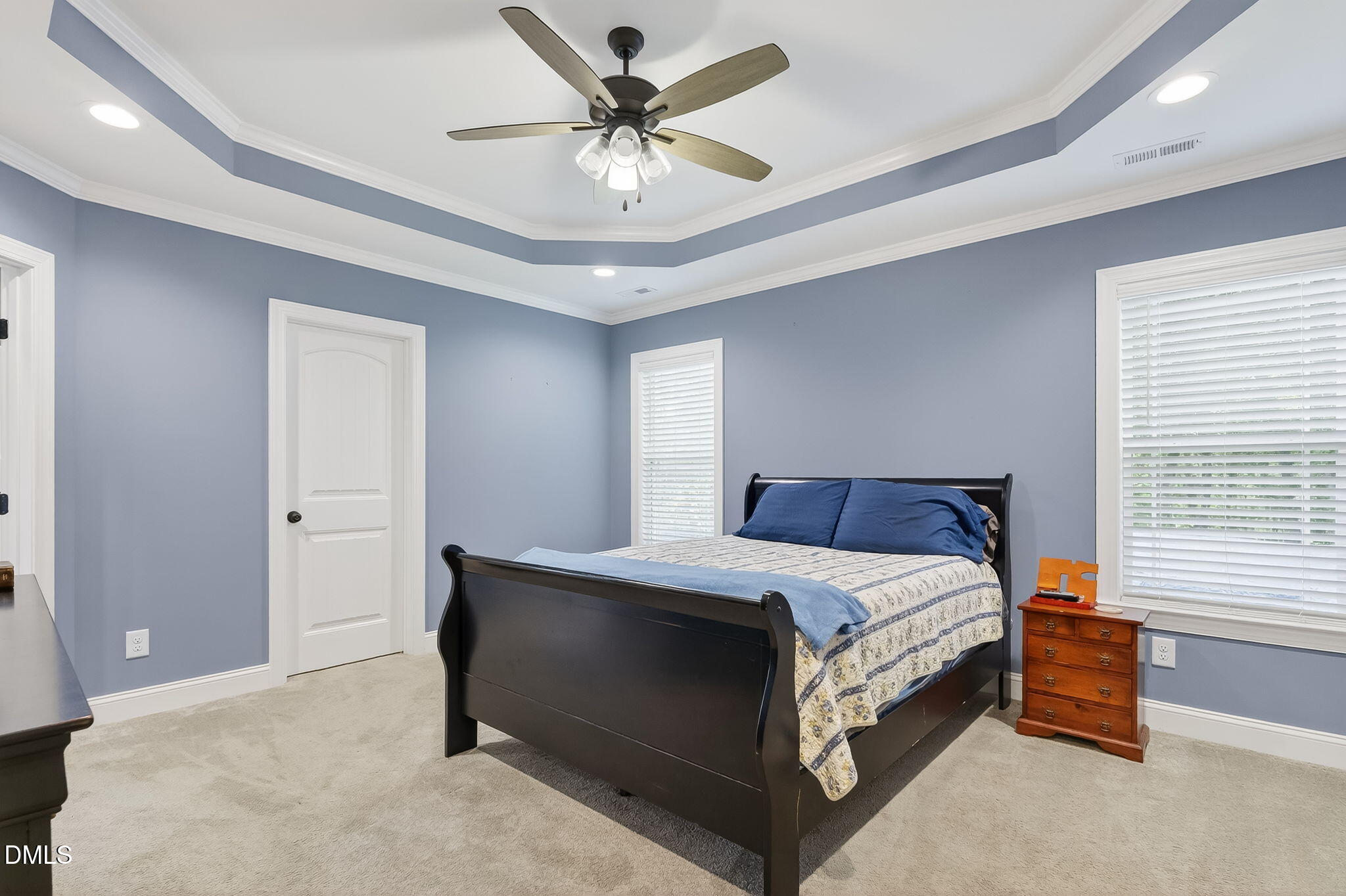 238 Deer Path Farms Road Erwin, NC 28339 - Photo 26 of 49 a bed room with a bed and a ceiling fan