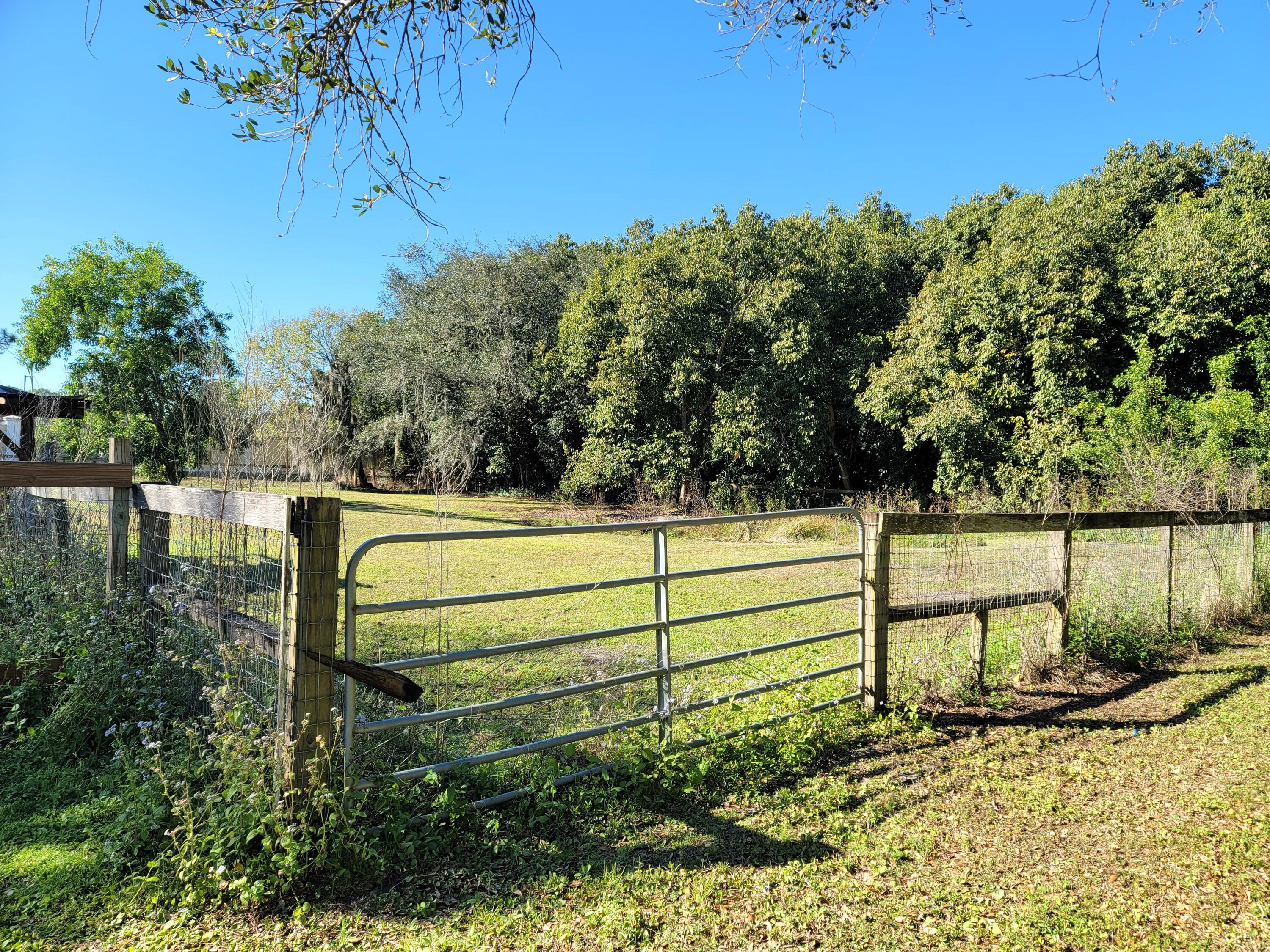 4362 West Midway Road Fort Pierce, FL 34981 - Photo 29 of 31 a view of a garden with large trees