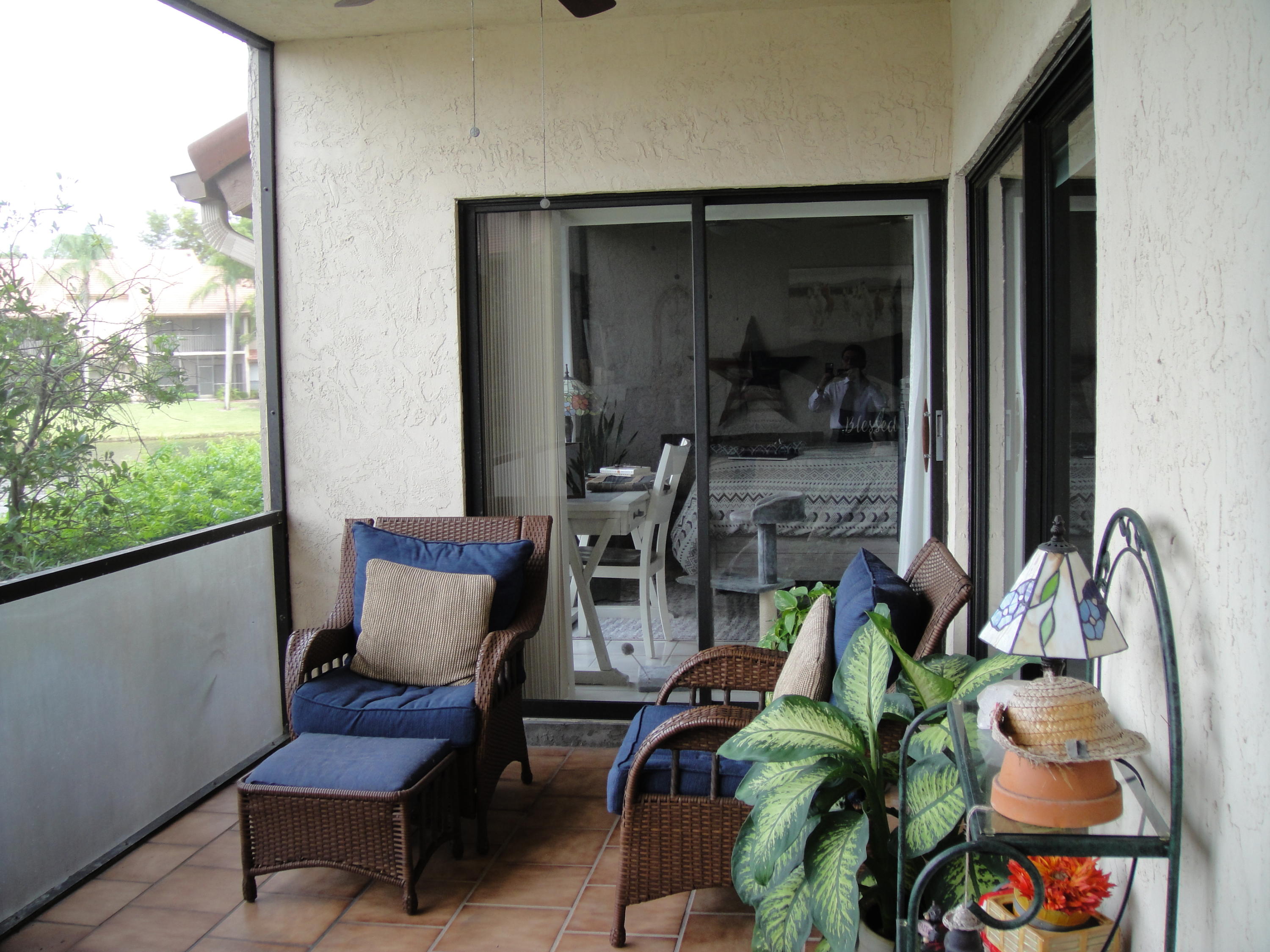 5751 Coach House Circle, Unit B Boca Raton, FL 33486 - Photo 9 of 16 Screened PATIO