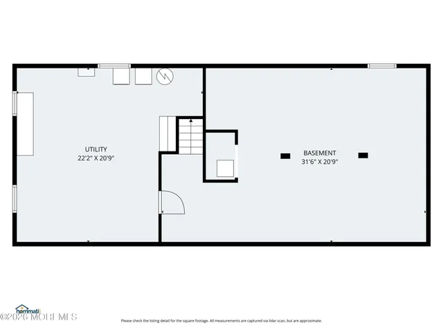 a black and white photo of a room