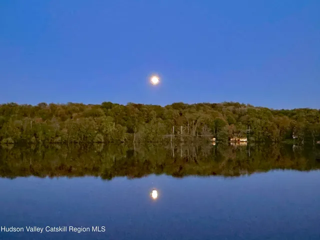 a view of outside space and mountain view