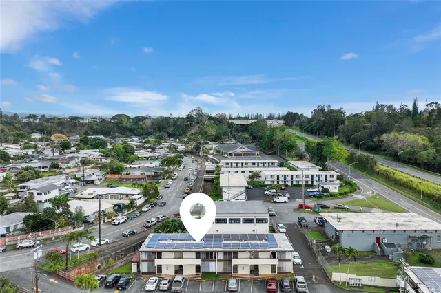 a view of a city from a terrace