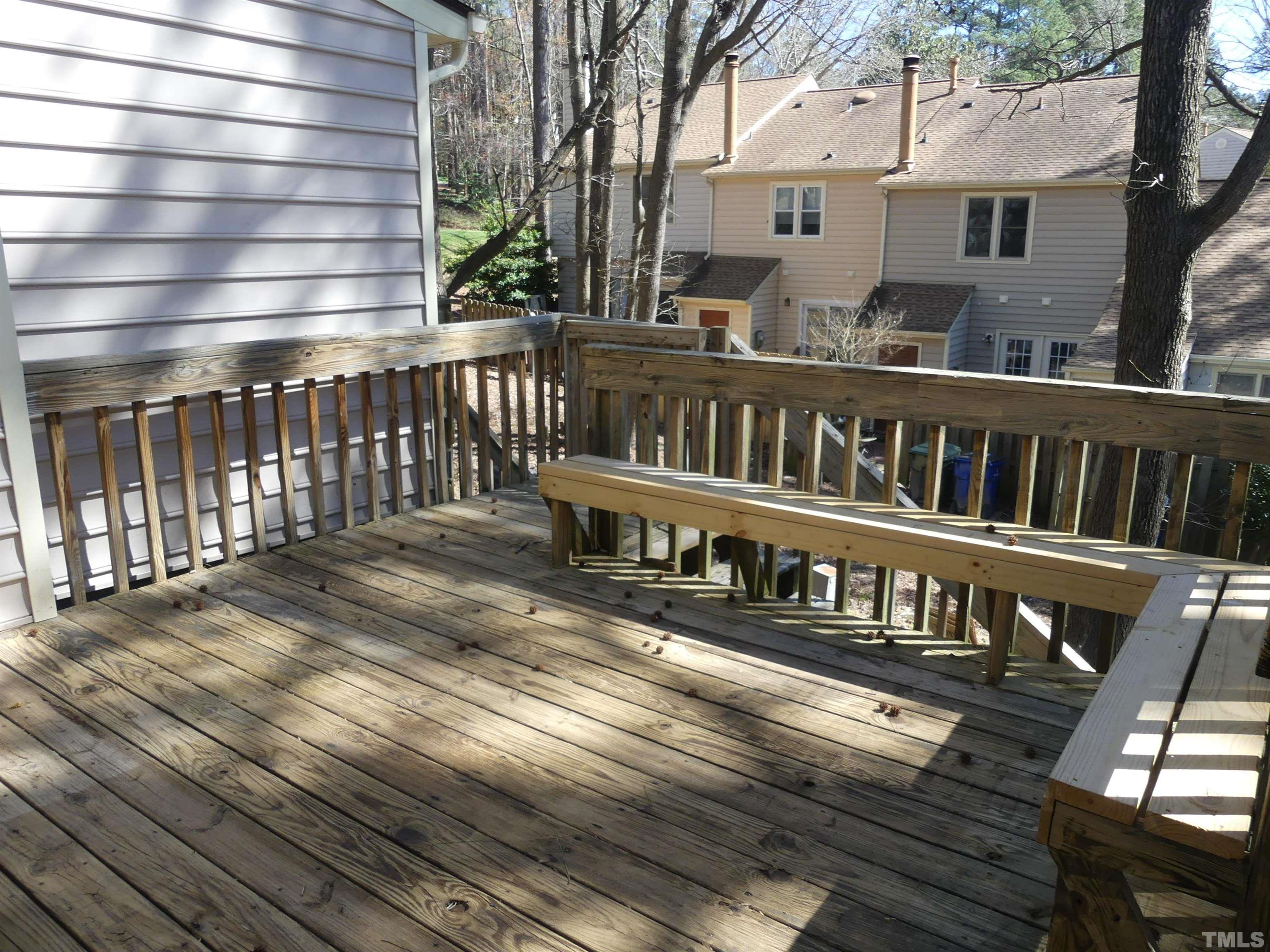 6520 English Oaks Drive Raleigh, NC 27615 - Photo 21 of 21 a view of a house with a deck