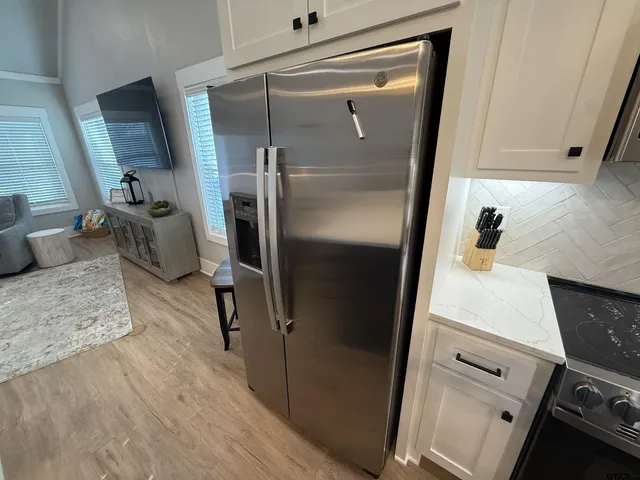 a bathroom with a sink and a shower