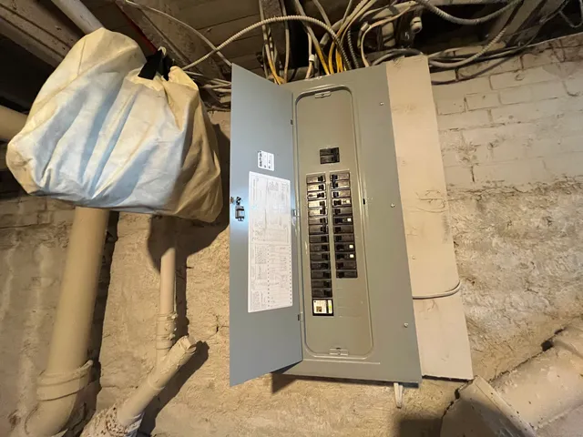 a front view of a house with glass door