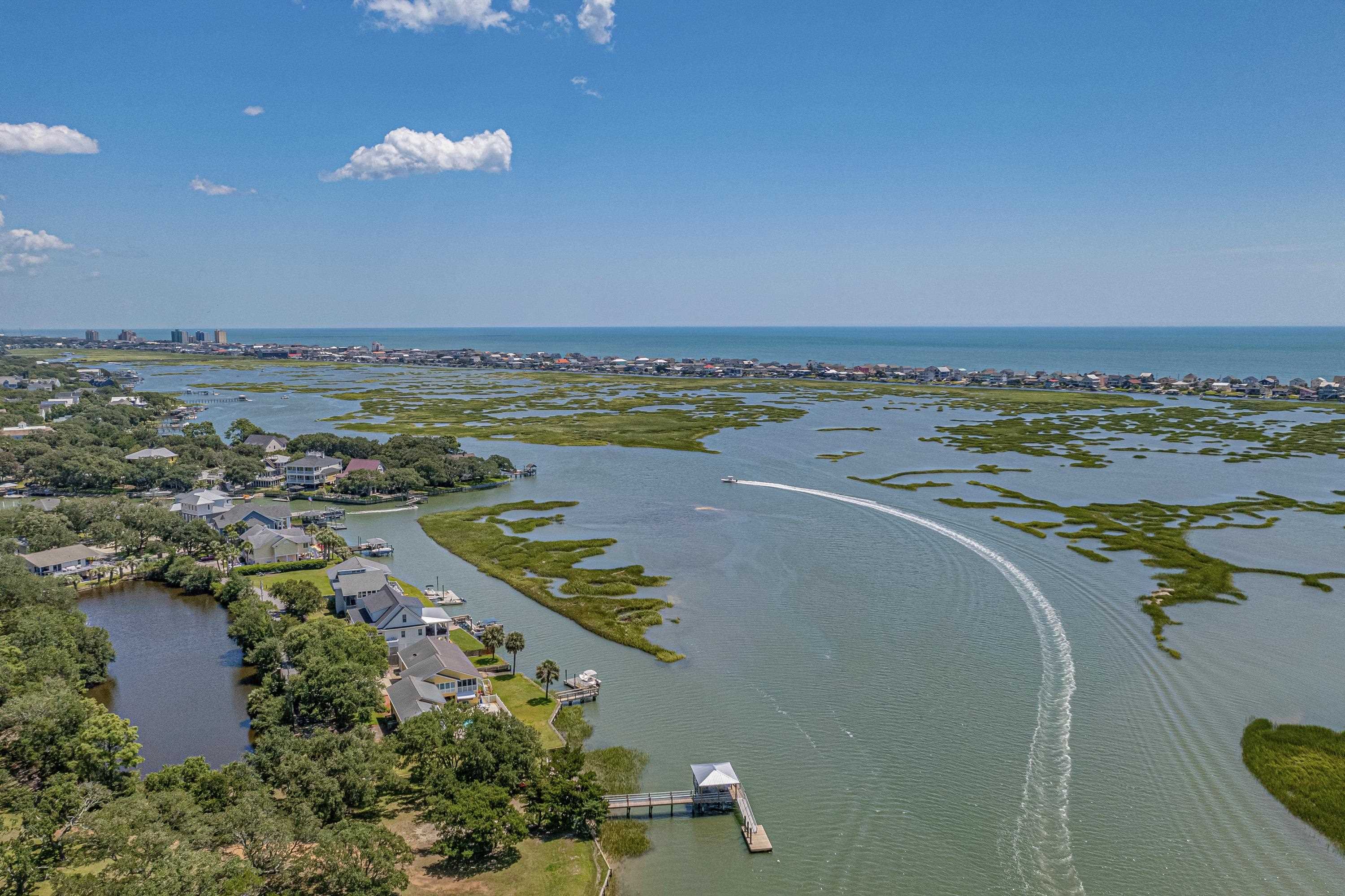 948 Jackline Place, Unit 201 Murrells Inlet, SC 29576 - Photo 35 of 37 Bird's eye view of a large body of water
