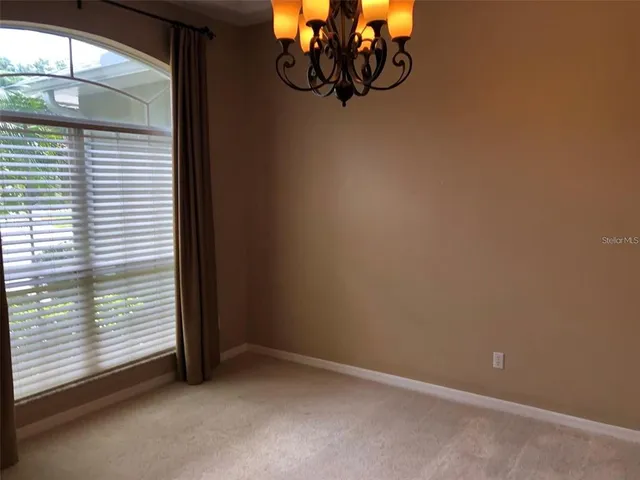 a view of a window in a room