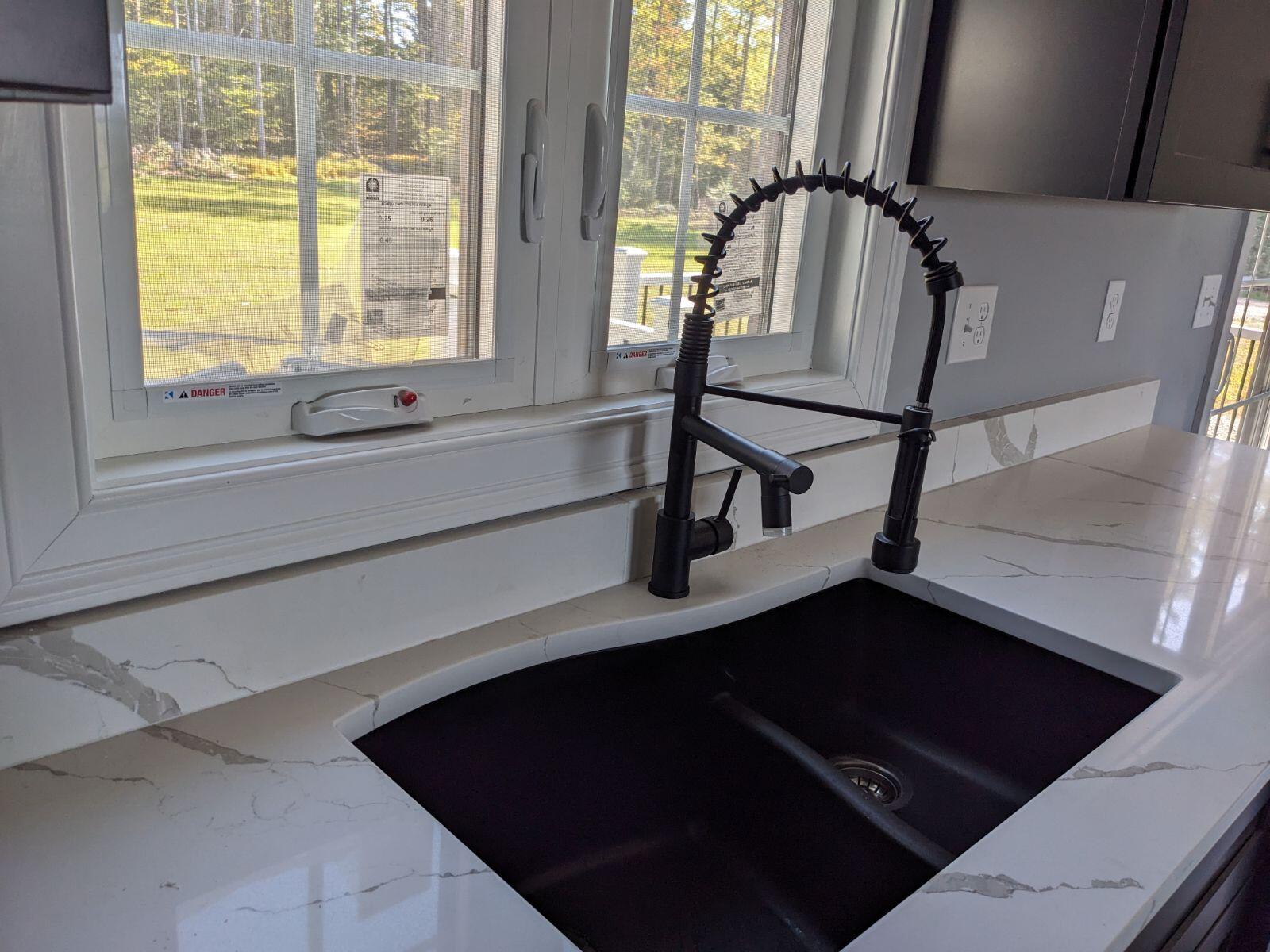 17 Cornington Way Cornish, ME 04020 - Photo 14 of 28 Kitchen sink with backyard view