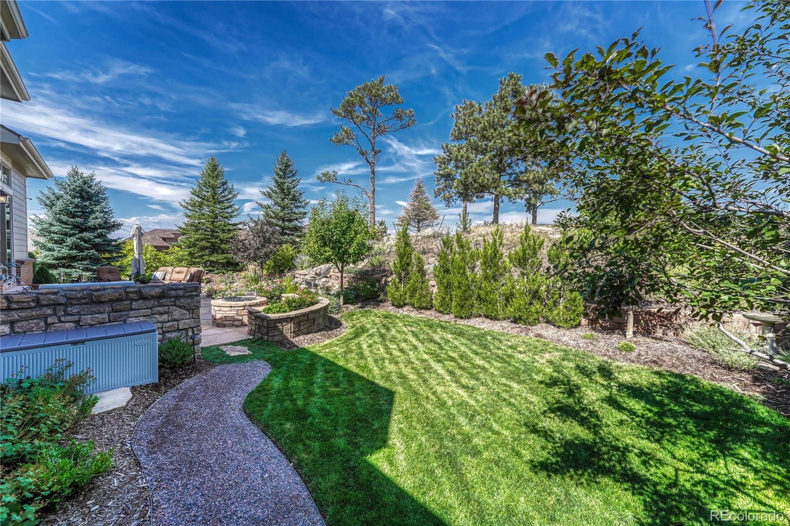 20125 East Shady Ridge Road Parker, CO 80134 - Photo 36 of 40 a view of yard with green space