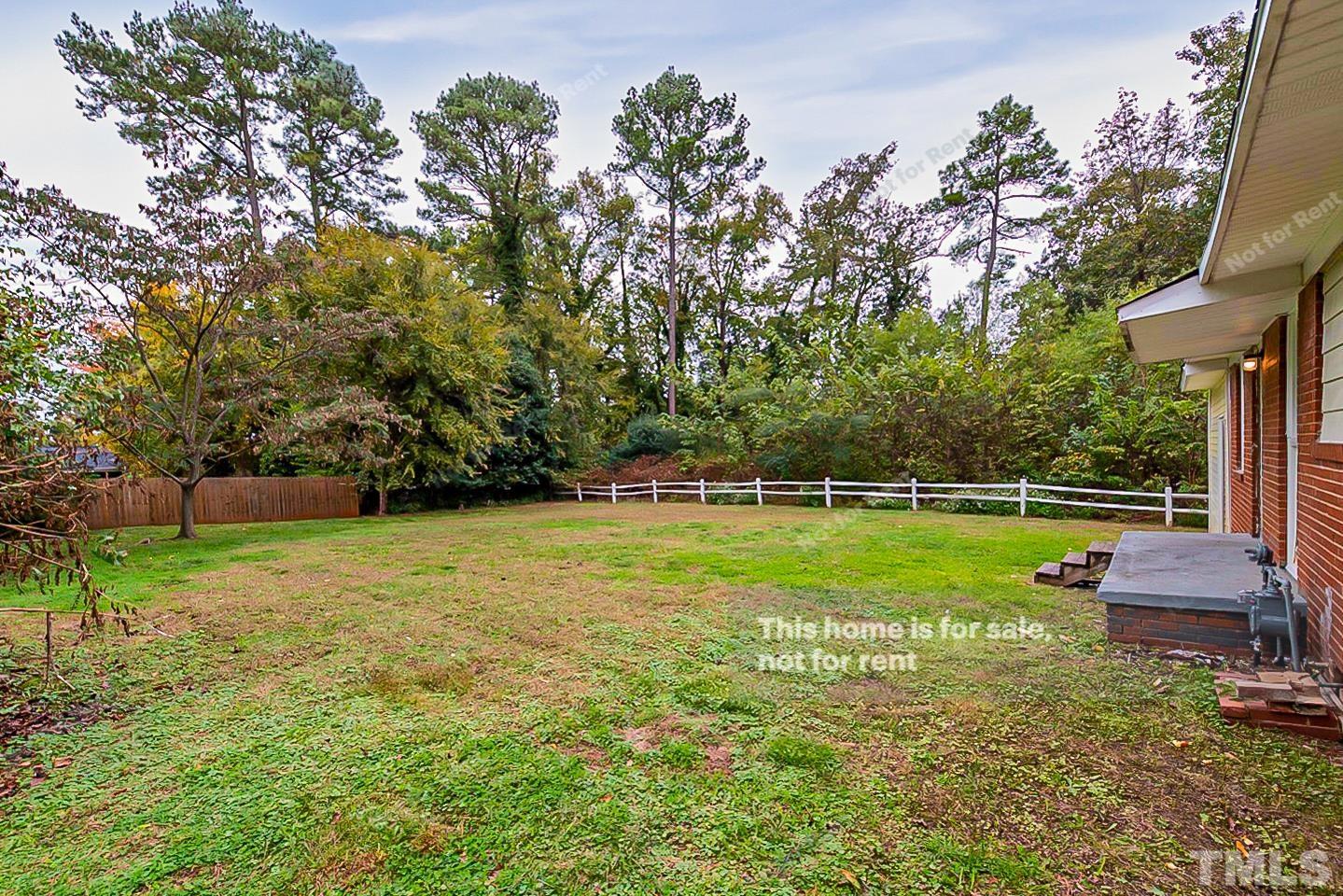 1217 Brighton Road Raleigh, NC 27610 - Photo 12 of 14 a view of a garden with basketball court