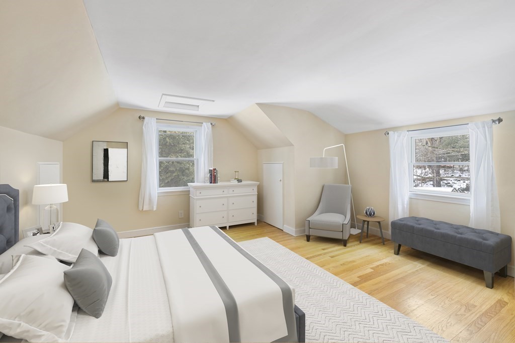 7 Longfellow Road Lexington, MA 02420 - Photo 19 of 30 a bedroom with a bed and a window