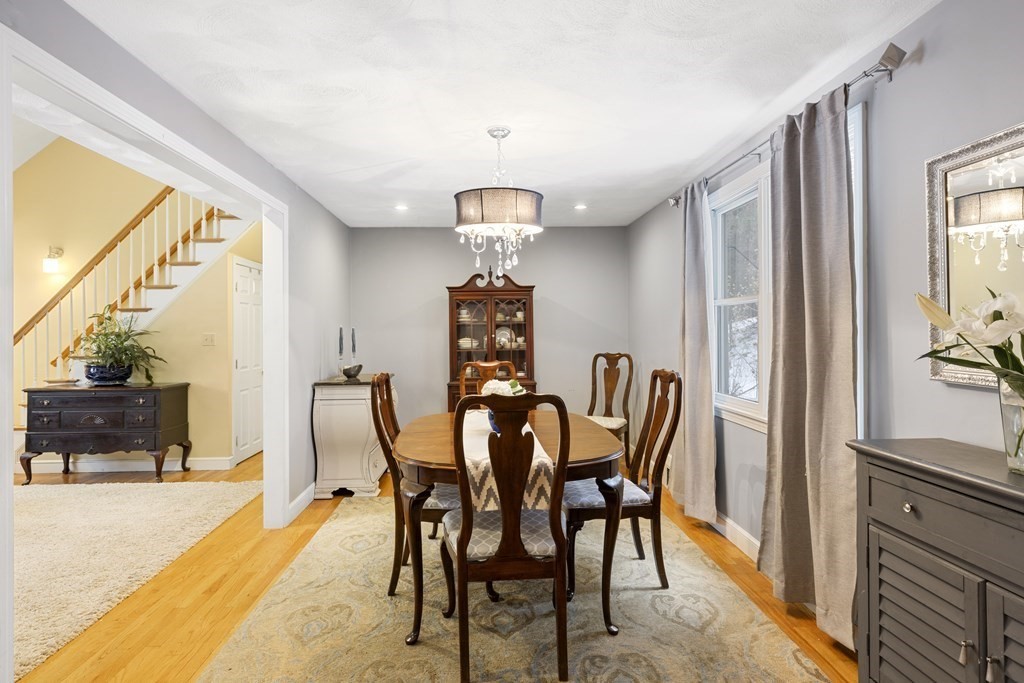 7 Longfellow Road Lexington, MA 02420 - Photo 8 of 30 a view of a dining room with furniture window and outside view