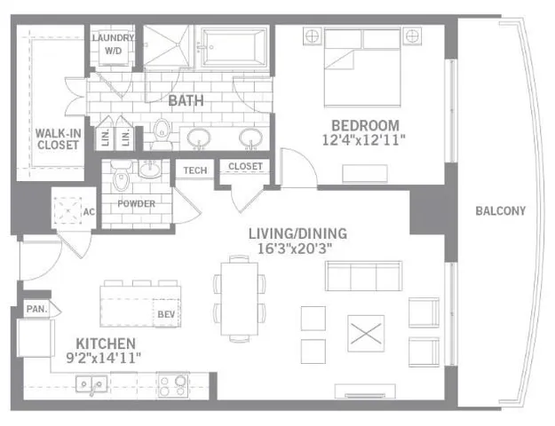 $4,165 | 4719 Cole Avenue, Unit 742, Dallas, TX 75205