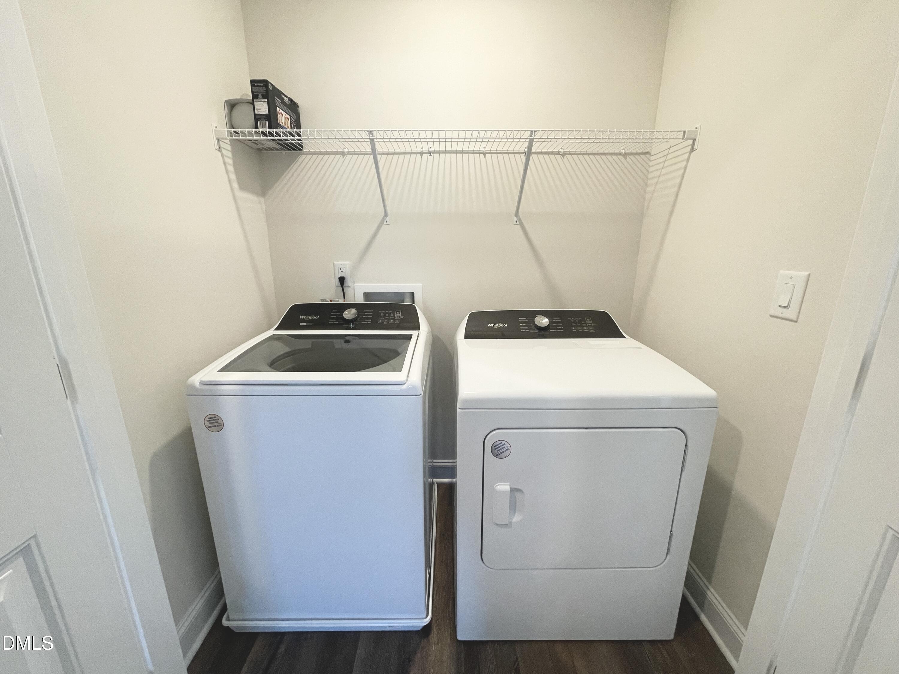 6911 Outfall Point Lane Raleigh, NC 27616 - Photo 14 of 34 a utility room with dryer and washer