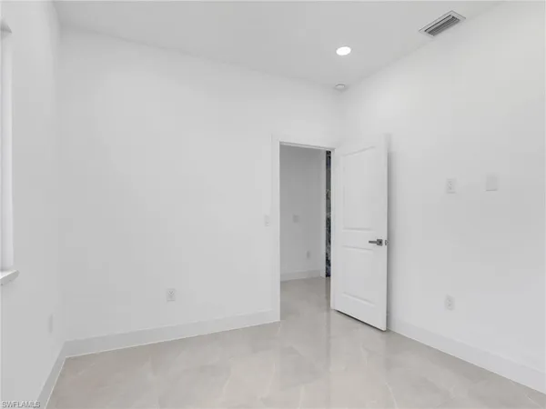 a view of an empty room